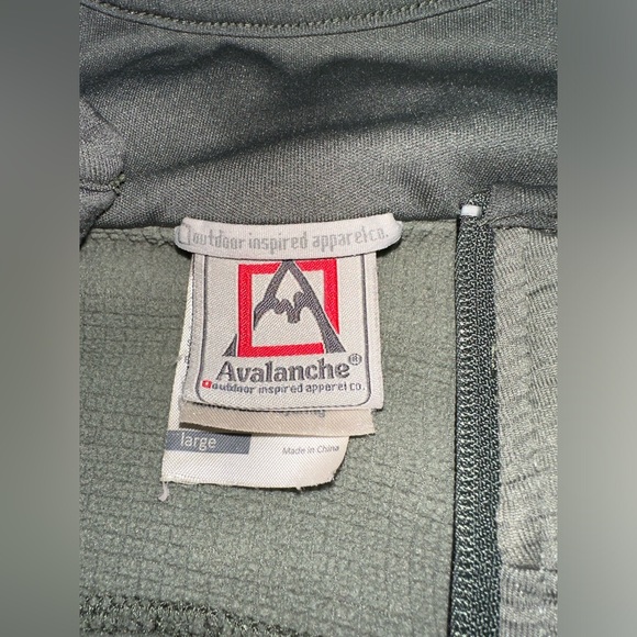 Avalanche Active Base Layering Pullover Gray Sz. L - Picture 4 of 5